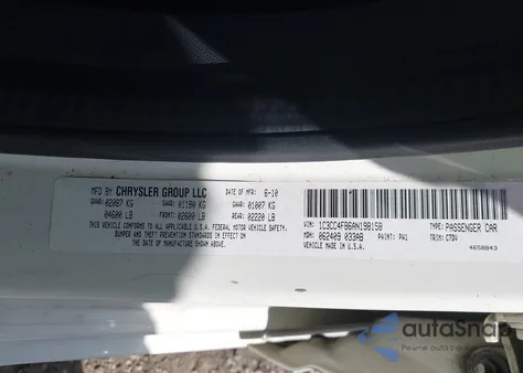 2010 Chrysler Sebring Touring из США, поврежденный, VIN 1C3CC4FB6AN198158